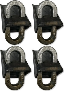 KPL 4x Uchwyt mocowania ładunku podłogowy 3,5T