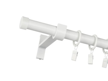 Nowoczesny karnisz pojedynczy 19mm Rullo 200 cm