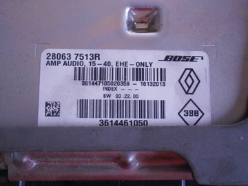 УСИЛИТЕЛЬ -- BOSE -- 280637513R MEGANE IV 16r HB
