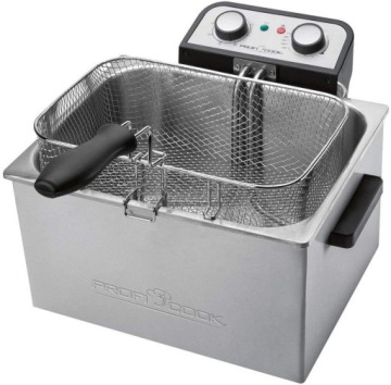 МОЩНАЯ ПРОФЕССИОНАЛЬНАЯ ФРИТЮРНИЦА XXL МАСЛЯНАЯ ФРИТЮРНИЦА 3000 Вт, 5 Л, 2 КОРЗИНЫ