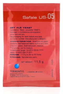 DROŻDŻE SAFALE US - 05 - Fermentis