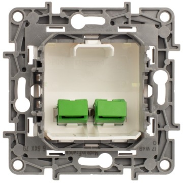 LEGRAND ОПТИЧЕСКОЕ ГНЕЗДО 2XSC/APC, БЕЛОЕ, NILOE 664779