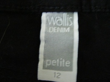 WALLIS DENIM elastyczne jeansy dzwony R 40