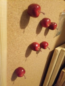 Яблоки - Pinezki для пробковых досок