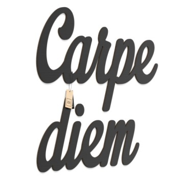 3D деревянная настенная надпись - Carpe Diem