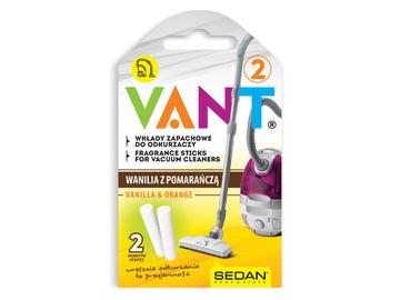 2 SZTUKI ZAPACHY DO ODKURZACZA WANILIA + POMARAŃCZ