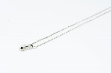 Колье из серебра 925 пробы с бриллиантами 0,15 карата