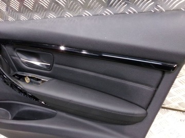 BMW 3 F30 F31 ДВЕРИ ПЕРЕДНЯЯ ЗАДНЯЯ ЧЕРНАЯ КОЖА
