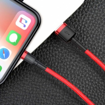 КАБЕЛЬ BASEUS LIGHTNING ДЛЯ IPHONE X XS XR 11 12 13 14 3M Плетеный