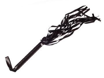 Skórzany Pejcz Czarny Bicz BDSM Bat 50 cm Zabawa