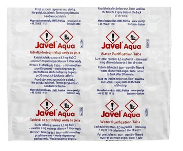 Таблетки для очистки воды Javel Aqua 60 таб.