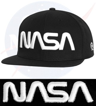 Бейсболка SNAPBACK NASA Черная