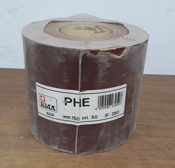 PAPIER ŚCIERNY PHE ROLKA 150mmx50m P280 BMA