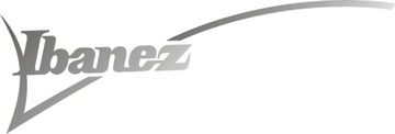 IBANEZ V SREBNA naklejka na gitare WZÓR 500-3