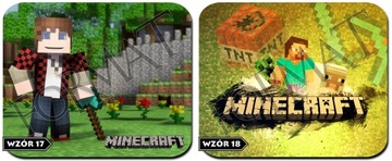 Коврик для мыши MINECRAFT + НАДПИСЬ! ПОДАРОК!