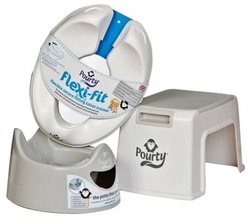 Залив блестящий серый горшок