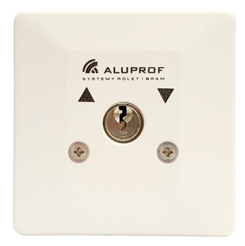 ALUPROF Нестабильный встраиваемый переключатель с ключом