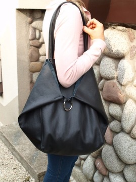 КОЖАНАЯ СУМКА-ШОППЕР КОСМЕТИЧЕСКАЯ СУМКА 2В1