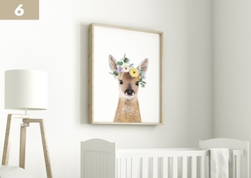 Кролик Тигр Слон Жираф Сова Енот Олень ХИТ А4