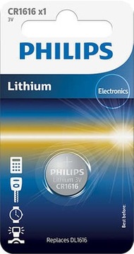 Bateria CR1616 Philips 3V Litowa DL1616 blister