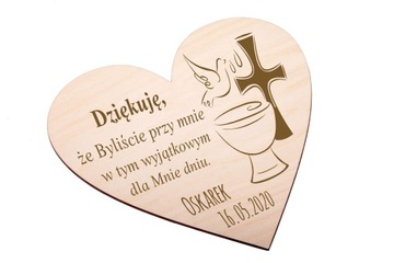 KOMUNIA ŚWIĘTA podziękowanie pamiątka magnes-