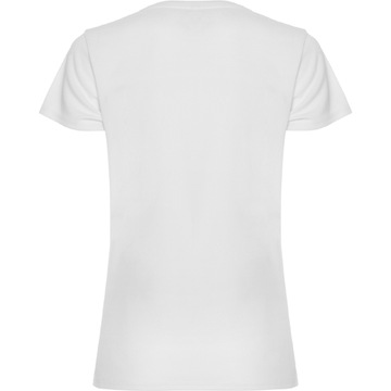 Женская белая спортивная футболка размера XXL