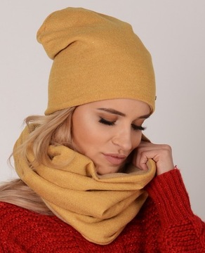 ПОЛЬСКИЙ КОМПЛЕКТ ШАПКА + ЮБКА Шаль Туннель ШАРФ K4