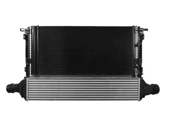NOWY KOMPLET CHŁODNICA AUDI A4 B9 A5 F5 A6 C8 2,0 TFSI 15 16 17-