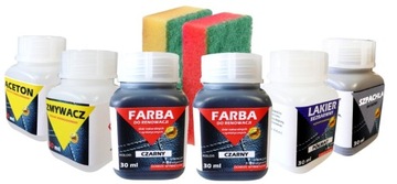 КОМПЛЕКТ ПОКРАСКИ XXL РЕНОВАЦИЯ КОЖИ, РУЛЯ, ОБИВКИ.