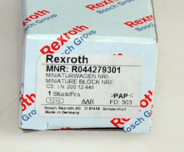R044279301 Направляющий блок REXROTH Линейная каретка с ЧПУ
