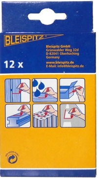 Мел смазочный для разметки древесины, белый, 12 шт.