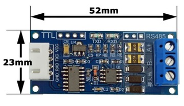 Интерфейсный модуль RS485 — преобразователь TTL XY-485