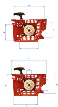 Сильный стартер | NAC CST52-45-01AC Стартер пилы