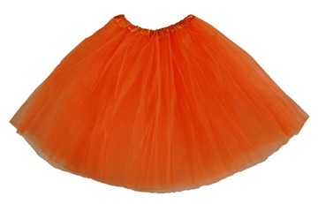 SPÓDNICZKA TIULOWA TIUL SPÓDNICA 50 CM pomarańcz