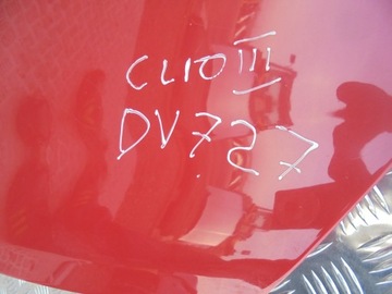 459. КАПОТ, КРЫШКА ДВИГАТЕЛЯ RENAULT CLIO III DV727