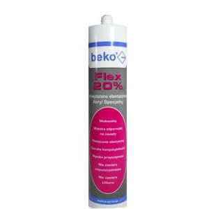 AKRYL SPEC WYSOKA ELASTYCZNOŚĆ FLEX 20% BEKO 310ml