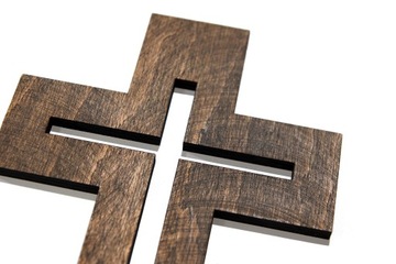 ДЕРЕВЯННЫЙ КРЕСТ ДЛЯ ПОДВЕСКИ НА СТЕНУ