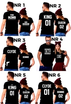 подарок на годовщину свадьбы футболки для пар набор