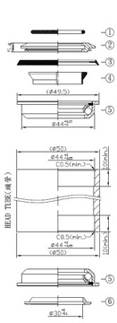 ПОЛУИНТЕГРИРОВАННЫЕ ГОЛОВКИ AHEAD ZS44 NECO H148M