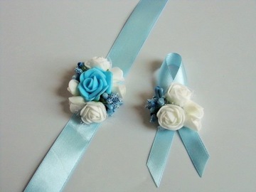 K 15 C * Kotylion bukiecik na rękę ślub studniówka