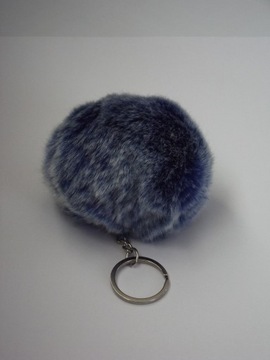 POMPON BRELOK FUTRO KEYCHAIN ZAWIESZKA DO KLUCZY