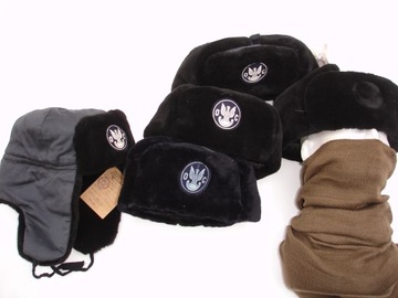 ШАПКА ПАПАЧА в стиле милитари с зимними ушастыми ушками