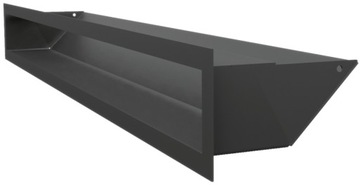 Kratka kominek LUFT 45S czarny 90x800 wentylacyjna