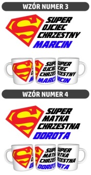 НАБОР КРУЖЕК, ПОДАРОК ​​НА КРЕСТИЕ КРЕСТНЫМ РОДИТЕЛЯМ