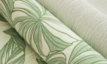 ВИНИЛОВЫЕ ОБОИ ПАЛЬМОВЫЕ ЛИСТЬЯ ПРИРОДА ХИТ