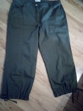 Ulla Popken spodnie khaki roz 46/48 jak nowe