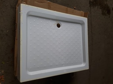 BRODZIK PRYSZNICOWY PROSTOKĄTNY ZE STELAŻEM 100X80