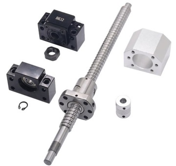 Śruba kulowa 1605 300mm BK12/BF12 + nakrętka CNC