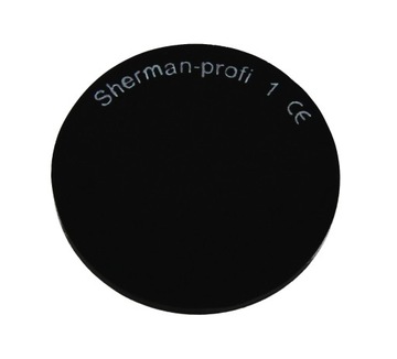 SZKŁO SPAWALNICZE OKRĄGŁE 50mm CIEMNA SZYBKA DIN12