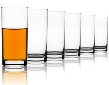 Szklanki long drink 350ml KRISTA DECO* | KROSNO